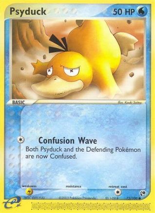 Psyduck 073/100  - Reverse Holofoil Sandstorm - Common