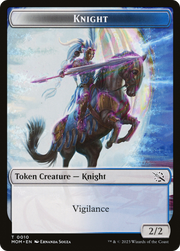 Knight (TMOM-010) - March of the Machine Tokens Foil
