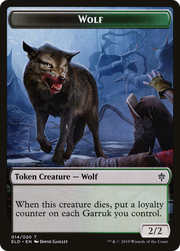 Wolf (ELD-014) - Throne of Eldraine Tokens