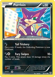 Purrloin (82) 082  - Reverse Holofoil Plasma Storm - Common