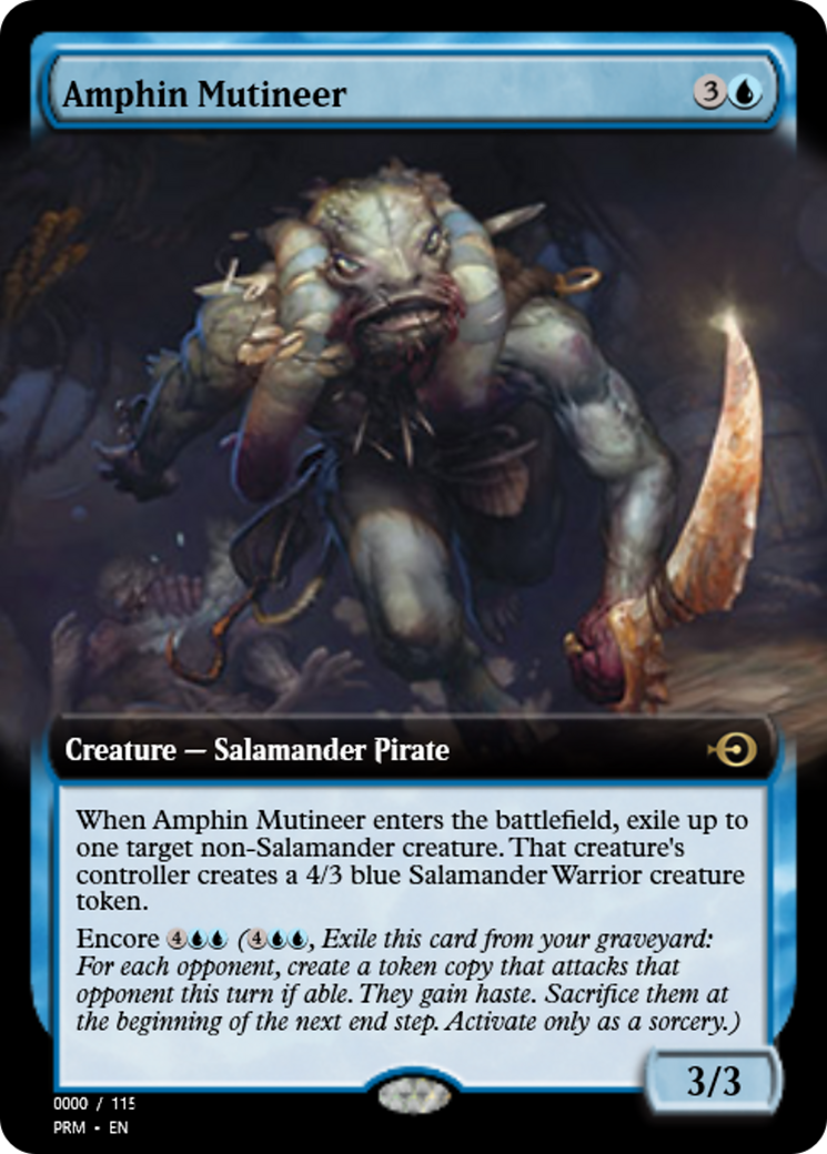 Amphin Mutineer (PRM-86044) - Magic Online Promos