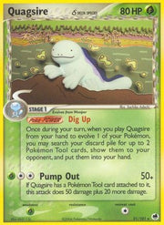Quagsire (Delta Species) 021/101  - Reverse Holofoil Dragon Frontiers - Rare