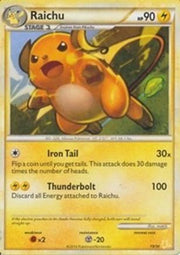 Raichu (#19 Non 019  HGSS Trainer Kit Gyarados & Raichu - Common