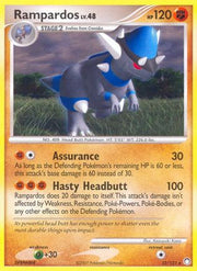 Rampardos 033  - Reverse Holofoil Mysterious Treasures - Rare