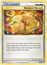Research Record 084  Call of Legends - Uncommon