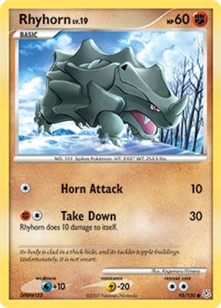 Rhyhorn 095  Diamond and Pearl - Common