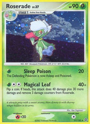 Roserade 017  - Reverse Holofoil Secret Wonders - Holo Rare