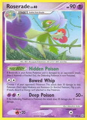 Roserade 023  - Reverse Holofoil Stormfront - Rare