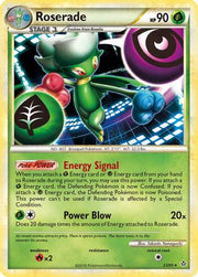 Roserade 023  - Reverse Holofoil Unleashed - Rare