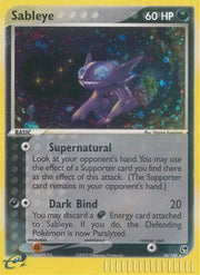 Sableye 010  - Reverse Holofoil Sandstorm - Holo Rare