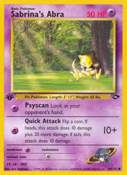 Sabrina's Abra (94) 094/132  - Unlimited Gym Challenge - Common