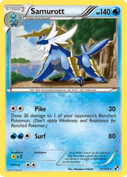 Samurott (31) 031  - Reverse Holofoil Black and White - Holo Rare