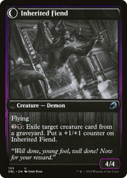 Heirloom Mirror // Inherited Fiend (DBL-105) - Innistrad: Double Feature: (Double Faced Transform)