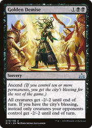 Golden Demise (RIX-073) - Rivals of Ixalan Foil