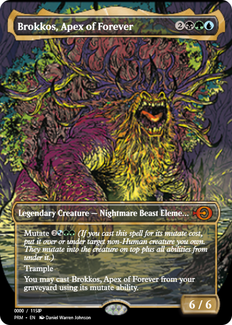 Brokkos, Apex of Forever (PRM-80987) - Magic Online Promos