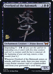 Overlord of the Balemurk (PRE-113) - Duskmourn: House of Horror Promos: (enchantment) Foil