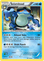Seismitoad 036  - Reverse Holofoil Dragons Exalted - Rare