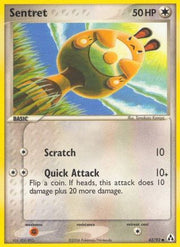 Sentret 062/92  - Reverse Holofoil Legend Maker - Common