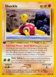 Shuckle 051/64  - 1st Edition Neo Revelation - Common