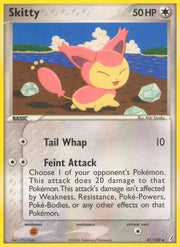 Skitty 041/100  - Reverse Holofoil Crystal Guardians - Uncommon