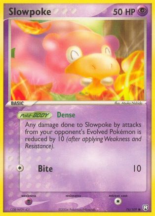 Slowpoke 076/109  - Reverse Holofoil Team Rocket Returns - Common
