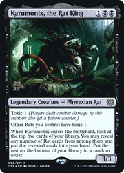 Karumonix, the Rat King (PRE-98S) - Phyrexia: All Will Be One Promos Foil