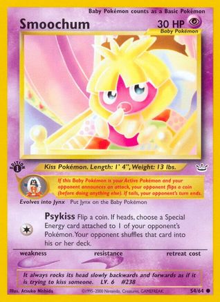 Smoochum 054/64  - Unlimited Neo Revelation - Common