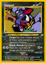 Sneasel 024/64  - 1st Edition Neo Revelation - Rare