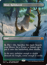 Misty Rainforest (SPG-111) - Special Guests (Borderless) Foil