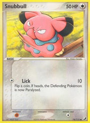 Snubbull 074  - Reverse Holofoil Unseen Forces - Common