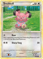 Snubbull 082  - Reverse Holofoil HeartGold SoulSilver - Common