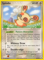 Spinda 026  - Reverse Holofoil Legend Maker - Rare