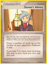 Steven's Advice 083/108  - Reverse Holofoil Power Keepers - Uncommon