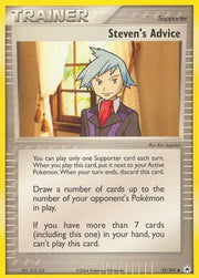 Steven's Advice 092/101  Hidden Legends - Uncommon