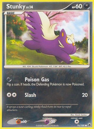 Stunky 076  - Reverse Holofoil Majestic Dawn - Common