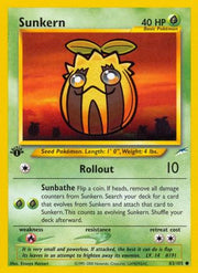 Sunkern 083/105  - 1st Edition Neo Destiny - Common