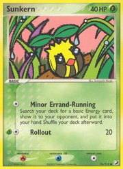 Sunkern 076/115  - Reverse Holofoil Unseen Forces - Common