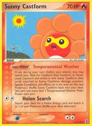 Sunny Castform 031  - Reverse Holofoil Delta Species - Rare