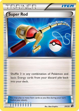Super Rod 020/20  - Holofoil Dragon Vault - Holo Rare