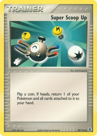 Super Scoop Up 099  - Reverse Holofoil FireRed & LeafGreen - Uncommon