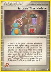 Surprise! Time Machine 091  - Reverse Holofoil Team Rocket Returns - Uncommon