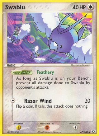 Swablu 067  Emerald - Common