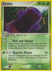 Swalot 011/100  - Holofoil Crystal Guardians - Holo Rare