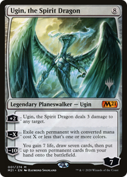 Ugin, the Spirit Dragon (PPM21-001) - Core Set 2021 Promos Foil