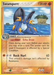 Swampert 027/100  - Reverse Holofoil Crystal Guardians - Rare