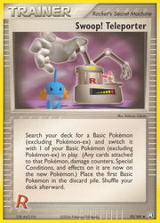 Swoop! Teleporter 092  - Reverse Holofoil Team Rocket Returns - Uncommon