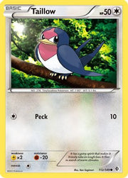 Taillow 112  - Reverse Holofoil Boundaries Crossed - Common