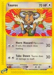 Tauros 133  - Reverse Holofoil Expedition - Common