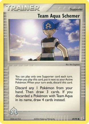 Team Aqua Schemer 069/95  Team Magma vs Team Aqua - Common
