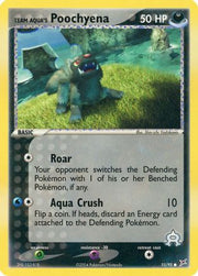 Team Aqua's Poochyena 055/95  - Reverse Holofoil Team Magma vs Team Aqua - Common